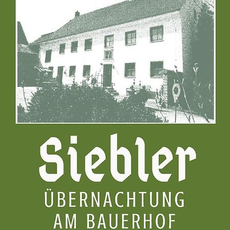 شقة Siebler Uebernachtungen Am Bauernhof وولنزاتش المظهر الخارجي الصورة